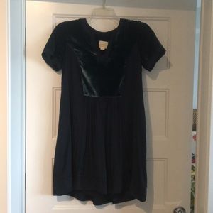 Anthropologie- Maeve- Indigo blue babydoll dress